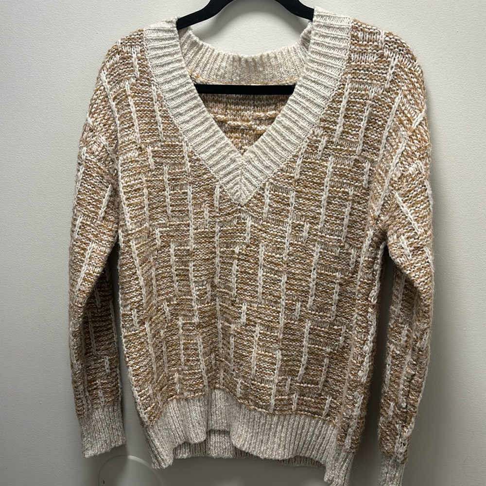 Brown/Tan Boutique Sweater